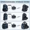 imageKastKing BaitSpace Line Management Bag Fishing Line Storage Bag with Water Resistant Nylon Clear View Window Removable Divider Tanglefree Leader Line HolderB BlueMedium