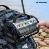 imageKastKing BaitSpace Line Management Bag Fishing Line Storage Bag with Water Resistant Nylon Clear View Window Removable Divider Tanglefree Leader Line HolderE BlueLarge