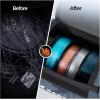 imageKastKing BaitSpace Line Management Bag Fishing Line Storage Bag with Water Resistant Nylon Clear View Window Removable Divider Tanglefree Leader Line HolderB BlueMedium