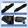 imageKastKing BaitSpace Waist Bag  Waterproof Tackle Storage Bag With Adjustable Belt Fishing Fanny Pack for Men Soft Bait Organizer 3600 Utility Box Rod Holder NylonBlack Camo