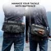 imageKastKing BaitSpace Waist Bag  Waterproof Tackle Storage Bag With Adjustable Belt Fishing Fanny Pack for Men Soft Bait Organizer 3600 Utility Box Rod Holder NylonBlack Camo
