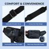 imageKastKing BaitSpace Waist Bag  Waterproof Tackle Storage Bag With Adjustable Belt Fishing Fanny Pack for Men Soft Bait Organizer 3600 Utility Box Rod Holder NylonBlue Camo