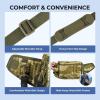 imageKastKing BaitSpace Waist Bag  Waterproof Tackle Storage Bag With Adjustable Belt Fishing Fanny Pack for Men Soft Bait Organizer 3600 Utility Box Rod Holder NylonKhaki Camo