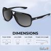 imageKastKing Bill Dance Polarized Sport Fishing Sunglasses for Men and Women Ideal for Driving Cycling and RunningUV ProtectionFrame Black  Lens Smoke