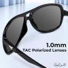 imageKastKing Bill Dance Polarized Sport Fishing Sunglasses for Men and Women Ideal for Driving Cycling and RunningUV ProtectionFrame Black  Lens Smoke