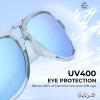 imageKastKing Bill Dance Polarized Sport Fishing Sunglasses for Men and Women Ideal for Driving Cycling and RunningUV ProtectionFrame Gloss Tal Light Blue  Lens Ice  Ice Blue Mirror