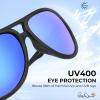 imageKastKing Bill Dance Polarized Sport Fishing Sunglasses for Men and Women Ideal for Driving Cycling and RunningUV ProtectionFrame Matte Black  Lens Cobalt  Blue Mirror