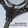 imageKastKing Brutus Fishing Net Foldable Extendable Fish Landing Net Lightweight ampamp Portable Fishing Net with Soft EVA Foam Handle Holds up to 44lbs20KG FishFriendly Mesh for a Safe ReleaseG PVC net combo Hoop Size 151210not extendable