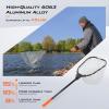 imageKastKing Brutus Fishing Net Foldable Extendable Fish Landing Net Lightweight ampamp Portable Fishing Net with Soft EVA Foam Handle Holds up to 44lbs20KG FishFriendly Mesh for a Safe ReleaseK Silicone net combo  Hoop Size 20 16 10not extendable