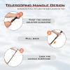 imageKastKing Brutus Fishing Net Foldable Extendable Fish Landing Net Lightweight ampamp Portable Fishing Net with Soft EVA Foam Handle Holds up to 44lbs20KG FishFriendly Mesh for a Safe ReleaseL Silicone net combo  Hoop Size 19 18 17 extendable