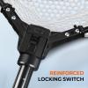 imageKastKing Brutus Folding Landing Net with Boat Hook Foldable Extendable Lightweight ampamp Strong MultiFunctional Builtin Boat Hook NonSlip ampamp Bright Orange TPR Handle Two Nets OptionsSilicone Net  75 Full