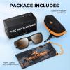 imageKastKing Chariton FitOver Polarized Wrap Around Over Sunglasses for Men and Women Ideal for Driving Fishing Cycling RunningCmatt Dark Frame  Brown Mirror
