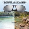 imageKastKing Chippewa Polarized Fishing Sunglasses UV400 Protection Full Wrap Frame Sports Cycling Sunglasses 10mm TAC LensesB Matt Smoke Crystal Frame  Smoke Mirror