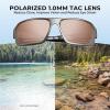 imageKastKing Chippewa Polarized Fishing Sunglasses UV400 Protection Full Wrap Frame Sports Cycling Sunglasses 10mm TAC LensesH Gloss Metalic Gun Frame  Coppersilver Mirror