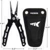 imageKastKing Cutthroat 7 inch Fishing Split Ring Pliers 420 Stainless Steel Fishing Tools Saltwater Resistant Fishing Gear Tungsten Carbide CuttersBlack