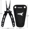 imageKastKing Cutthroat 7 inch Fishing Split Ring Pliers 420 Stainless Steel Fishing Tools Saltwater Resistant Fishing Gear Tungsten Carbide CuttersBlack