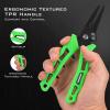 imageKastKing Cutthroat 7 inch Fishing Split Ring Pliers 420 Stainless Steel Fishing Tools Saltwater Resistant Fishing Gear Tungsten Carbide CuttersGreen