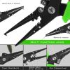 imageKastKing Cutthroat 7 inch Fishing Split Ring Pliers 420 Stainless Steel Fishing Tools Saltwater Resistant Fishing Gear Tungsten Carbide CuttersGreen