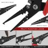 imageKastKing Cutthroat 7 inch Fishing Split Ring Pliers 420 Stainless Steel Fishing Tools Saltwater Resistant Fishing Gear Tungsten Carbide CuttersRed