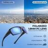 imageKastKing Estero Polarized SunglassesBiFocal x15x20x25 MagnificationsWrap Frame Sport Reader Sunglasses for MenampampWomenMatte Black Frame smoke Lens blue Mirror