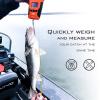 imageKastKing Fish Scale Water Resistant Digital Scale with Ruler 110lb Capacity Dual Mode  PoundsOunces ampamp Kilograms Light Strong ABS Frame NonSlip Handle Retractable 38 inch Tape Measure