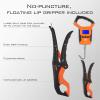 imageKastKing Fish Scale with Floating Lip Gripper Water Resistant Dual Mode  110 LBs50 Kg Light and Strong ABS Frame NonSlip Handle Retractable 38 Tape Measure and Floating Lip Gripper Combo