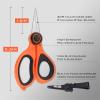 imageKastKing Fishing Line Scissors Braided Line Cutters wSheath Super Sharp 3CR13 Japanese Stainless Steel Blades NonSlip TPR Handles Includes Lanyard