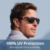 imageKastKing FlatRock Polarized Sport Sunglasses for Men and Women Ideal for Driving Fishing Cycling Running UV ProtectionFrame Gloss Smoke CrystalLens Smoke