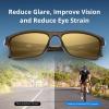 imageKastKing FlatRock Polarized Sport Sunglasses for Men and Women Ideal for Driving Fishing Cycling Running UV ProtectionFrame Gloss Tal Dark Olive Lens Green  Gold Mirror