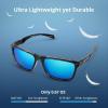 imageKastKing FlatRock Polarized Sport Sunglasses for Men and Women Ideal for Driving Fishing Cycling Running UV ProtectionFrame Gloss Tal GrayLens Smoke  Blue Ocean Mirror