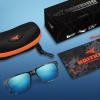 imageKastKing FlatRock Polarized Sport Sunglasses for Men and Women Ideal for Driving Fishing Cycling Running UV ProtectionFrame Gloss Tal GrayLens Smoke  Blue Ocean Mirror