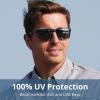 imageKastKing FlatRock Polarized Sport Sunglasses for Men and Women Ideal for Driving Fishing Cycling Running UV ProtectionFramegloss Tal Gray Lenssmoke  Flash Mirror