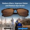imageKastKing FlatRock Polarized Sport Sunglasses for Men and Women Ideal for Driving Fishing Cycling Running UV ProtectionFramematte Demi Lens Brown