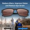imageKastKing FlatRock Polarized Sport Sunglasses for Men and Women Ideal for Driving Fishing Cycling Running UV ProtectionFramematte Metallic Gun Lens Copper  Silver Mirror