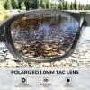 imageKastKing Hiwassee Polarized Sport Sunglasses for Men and Women Wrap Sunglasses for Fishing Cycling and RunningUV ProtectionFrame Gloss Metalic GunLenssilver Mirror