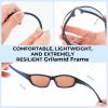 imageKastKing Hiwassee Polarized Sport Sunglasses for Men and Women Wrap Sunglasses for Fishing Cycling and RunningUV ProtectionFrame Matt Blackout  Lens Ice Mirror