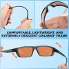 imageKastKing Huzzah Polarized Sport Sunglasses for Men and Women Ideal for Driving Fishing Cycling and RunningUV ProtectionFrame Gloss Metalic Gun Lens Copper  Silver Mirror