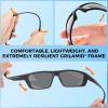 imageKastKing Huzzah Polarized Sport Sunglasses for Men and Women Ideal for Driving Fishing Cycling and RunningUV ProtectionFrame Matte Blackout Lens Smoke