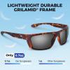 imageKastKing Huzzah Polarized Sport Sunglasses for Men and Women Ideal for Driving Fishing Cycling and RunningUV ProtectionFrame Matte Demi  Lens Smoke