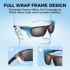 imageKastKing Huzzah Polarized Sport Sunglasses for Men and Women Ideal for Driving Fishing Cycling and RunningUV ProtectionFrame Matte Demi  Lens Smoke