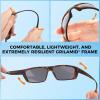 imageKastKing Huzzah Polarized Sport Sunglasses for Men and Women Ideal for Driving Fishing Cycling and RunningUV ProtectionFrame Matte Demi  Lens Smoke