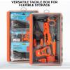 imageKastKing HyperSeal Waterproof Tackle Box 3700 Deep Tackle Trays Fishing Tackle Box Organizer With Exterior Stickers Fishing Gear ampamp Fishing Accessories Storage37002 pack no compartment