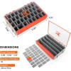 imageKastKing HyperSeal Waterproof Tackle Box 3700 Deep Tackle Trays Fishing Tackle Box Organizer With Exterior Stickers Fishing Gear ampamp Fishing Accessories Storage37001 pack with compartment