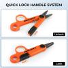 imageKastKing Implement Fishing Scissors  Fishing Line Cutters With Corrosion Resistant Serrated Blades Finger Hole Design Compact Portable ampamp Durable for Freshwater Saltwater and Ice Fishing