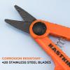 imageKastKing Implement Fishing Scissors  Fishing Line Cutters With Corrosion Resistant Serrated Blades Finger Hole Design Compact Portable ampamp Durable for Freshwater Saltwater and Ice Fishing