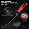 imageKastKing Intimidator Bait Knife and Filet Knives UltraSharp G4116 German StainlessSteel Blades Fresh or Saltwater NonSlip Handle Durable Storage Bag and Honing RodB Fish Cleaning Kit
