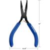 imageKastKing Intimidator Fishing Pliers Corrosion Resistant Polymer Coated Fishing Tools Tungsten Carbide Cutters Saltwater Resistant Fishing GearA5 Split Ring Nose