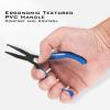 imageKastKing Intimidator Fishing Pliers Corrosion Resistant Polymer Coated Fishing Tools Tungsten Carbide Cutters Saltwater Resistant Fishing GearA5 Split Ring Nose