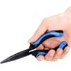 imageKastKing Intimidator Fishing Pliers Corrosion Resistant Polymer Coated Fishing Tools Tungsten Carbide Cutters Saltwater Resistant Fishing GearD7 Straight Nose