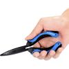 imageKastKing Intimidator Fishing Pliers Corrosion Resistant Polymer Coated Fishing Tools Tungsten Carbide Cutters Saltwater Resistant Fishing GearE7 Bent Nose